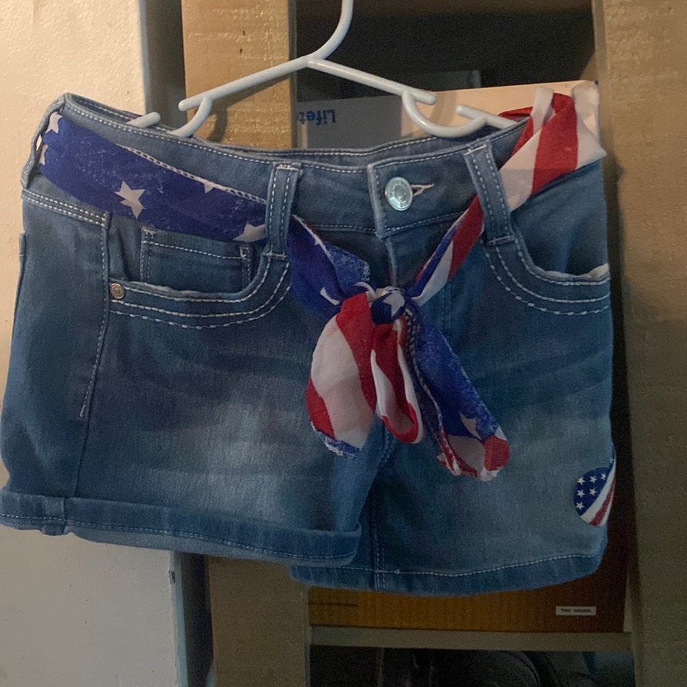 USA jean shorts size 8 in kids
